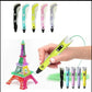 3D Pen – 3D Printing Pen with LCD Display | Safe & Precise DIY Drawing Pen for Kids & Adults | USB Rechargeable | Non-Toxic PLA Refills