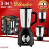 RAF 3-in-1 Blender – 1.5L Jug | 2 Speed Control | 6 Stainless Steel Blades | Juicer, Blender & Grinder Machine