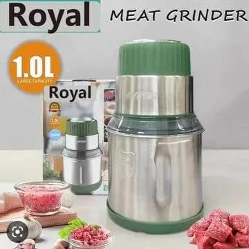 1L Electric Chopper Machine – Compact Food Processor | Vegetable, Meat & Spice Chopper | Stainless Steel Blades