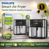 Philips Smart Air Fryer XXXL 10L – 1600W Digital Air Fryer | Large Capacity Oil-Free Cooker