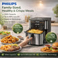 Philips Smart Air Fryer XXXL 10L – 1600W Digital Air Fryer | Large Capacity Oil-Free Cooker
