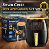 Silver Crest 6L Air Fryer – 2400W Digital Air Fryer | Extra Large Oil-Free Cooker | 1 Year Warranty
