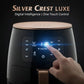 Silver Crest 6L Air Fryer – 2400W Digital Air Fryer | Extra Large Oil-Free Cooker | 1 Year Warranty