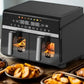 Philips Digital Twin Air Fryer Model 707 XXXL – Dual Basket 10L+ Capacity | 2 Drawer Air Fryer | Oil-Free Cooking
