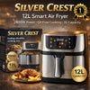 Silver Crest 12L Air Fryer – 2800W Smart Digital Air Fryer | Large Capacity Oil-Free Cooker | Rapid Air Technology