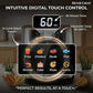 Silver Crest 12L Air Fryer – 2800W Smart Digital Air Fryer | Large Capacity Oil-Free Cooker | Rapid Air Technology