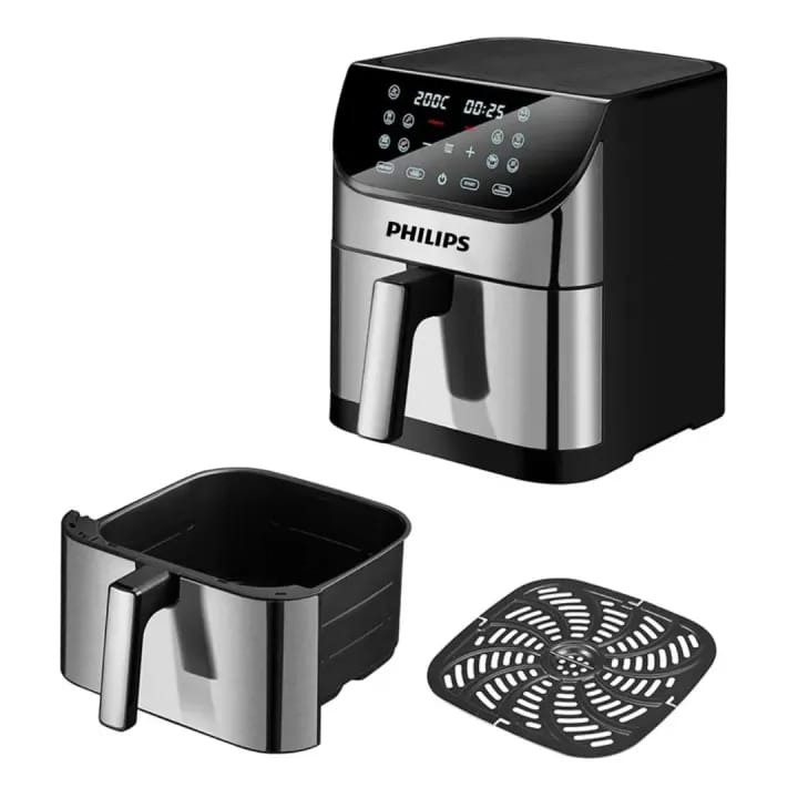 Philips 8L Air Fryer – 1500W Powerful Oil-Free Air Fryer | 90% Less Oil Healthy Cooking