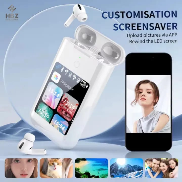 2-in-1 Earbuds & Power Bank – 8000mAh Fast Charging Case | ENC/ANC Wireless TWS Earbuds