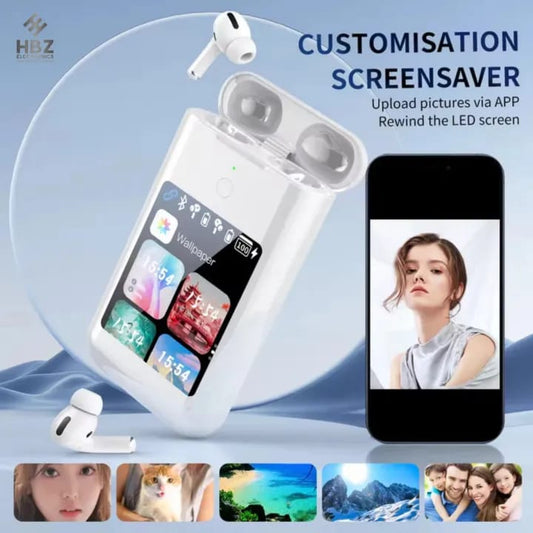2-in-1 Earbuds & Power Bank – 8000mAh Fast Charging Case | ENC/ANC Wireless TWS Earbuds