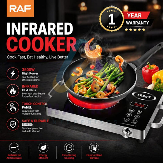 RAF 3500W Electric Stove – High Power Hot Plate Cooker | Fast Heating Electric Stove
