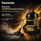 Panasonic 25L Vacuum Cleaner 2200W Turbo Power with Wheels | Heavy Duty Wet & Dry Vacuum Cleaner