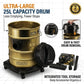 Panasonic 25L Vacuum Cleaner 2200W Turbo Power with Wheels | Heavy Duty Wet & Dry Vacuum Cleaner