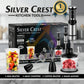Silver Crest SC-2025 5 in 1 Hand Blender – 500W Powerful Stick Blender | 4 Speed Control | Chopper, Whisk, Frother & Beaker