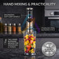 Silver Crest SC-2025 5 in 1 Hand Blender – 500W Powerful Stick Blender | 4 Speed Control | Chopper, Whisk, Frother & Beaker