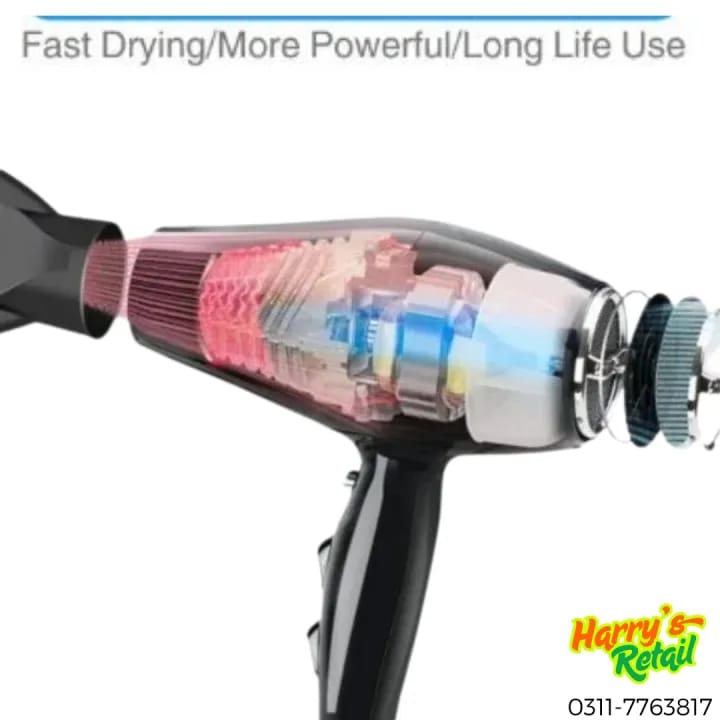 Hair Dryer – 2in1 Professional Travel Hair Dryer for Women & Men | Fast Drying Blow Dryer Machine