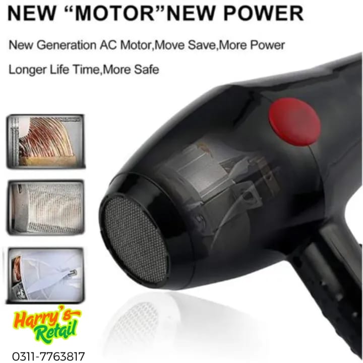 Hair Dryer – 2in1 Professional Travel Hair Dryer for Women & Men | Fast Drying Blow Dryer Machine
