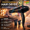Hair Dryer – 2in1 Professional Travel Hair Dryer for Women & Men | Fast Drying Blow Dryer Machine