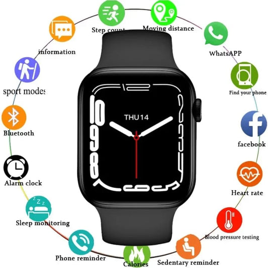 i7 Pro Max Smart Watch – Bluetooth Calling Smart Watch for Men & Women | Wireless Charging Fitness Watch