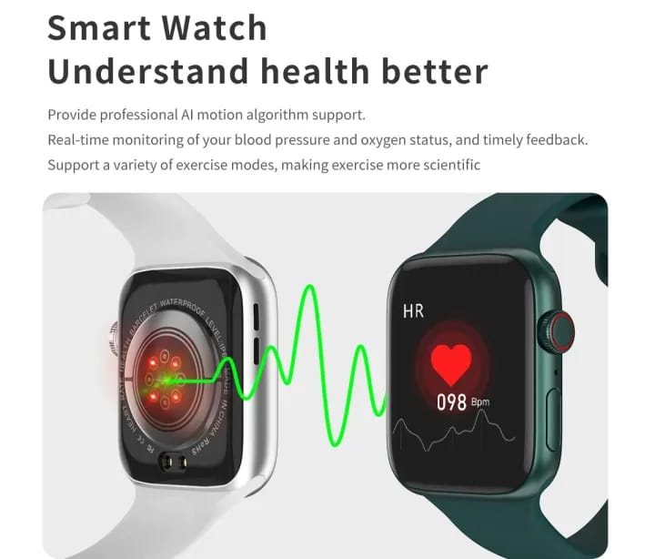 i7 Pro Max Smart Watch – Bluetooth Calling Smart Watch for Men & Women | Wireless Charging Fitness Watch