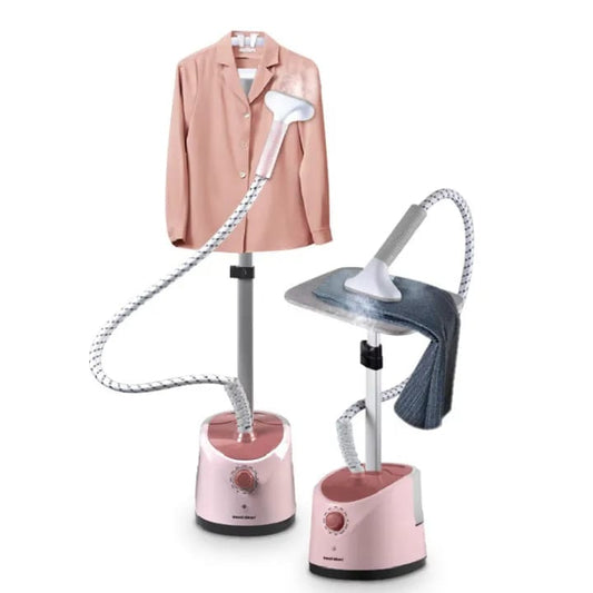 Garment Steamer – 2000W Standing Clothes Steamer | Vertical Steam Iron with Adjustable Stand & Flexible Hose