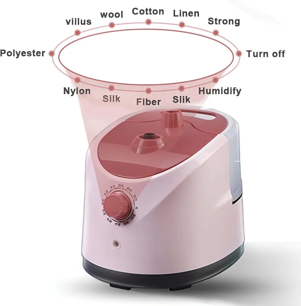 Garment Steamer – 2000W Standing Clothes Steamer | Vertical Steam Iron with Adjustable Stand & Flexible Hose