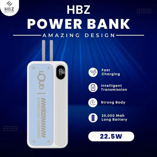 Power Bank 20000mAh 22.5W Fast Charging | Dual Port Portable Power Bank for iPhone & Android | High Capacity Mobile & Tablet Charger
