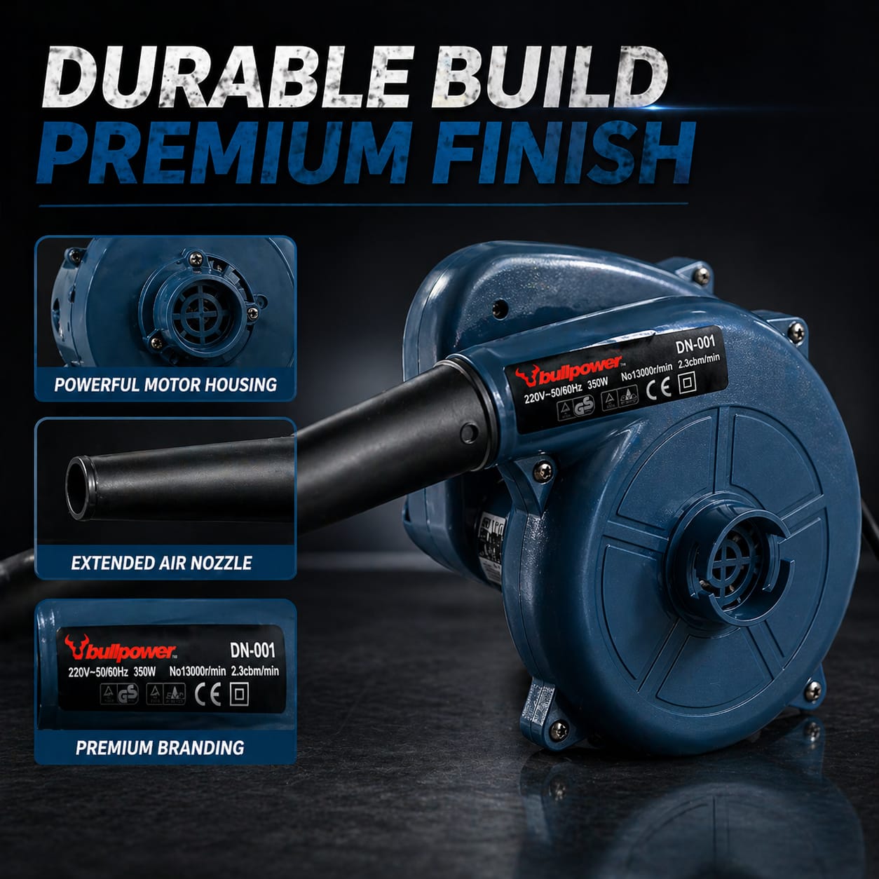 Electric Air Blower – 350W High Power Dust Cleaner 13000 RPM | Portable Dust Blower Machine