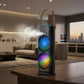 Portable Spray Fan Rechargeable Mini Air Cooler | Double Head Mist Fan with RGB Light | USB Rechargeable Cooling Fan Humidifier