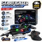 Starfighter RC Drone Plane with LED Lights & 2.4GHz Remote Control | Rechargeable Flying Toy for Kids