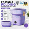 Portable Folding Mini Washing Machine – 11L Electric Foldable Washing Machine | Compact Laundry Washer for Baby Clothes, Underwear & Delicates