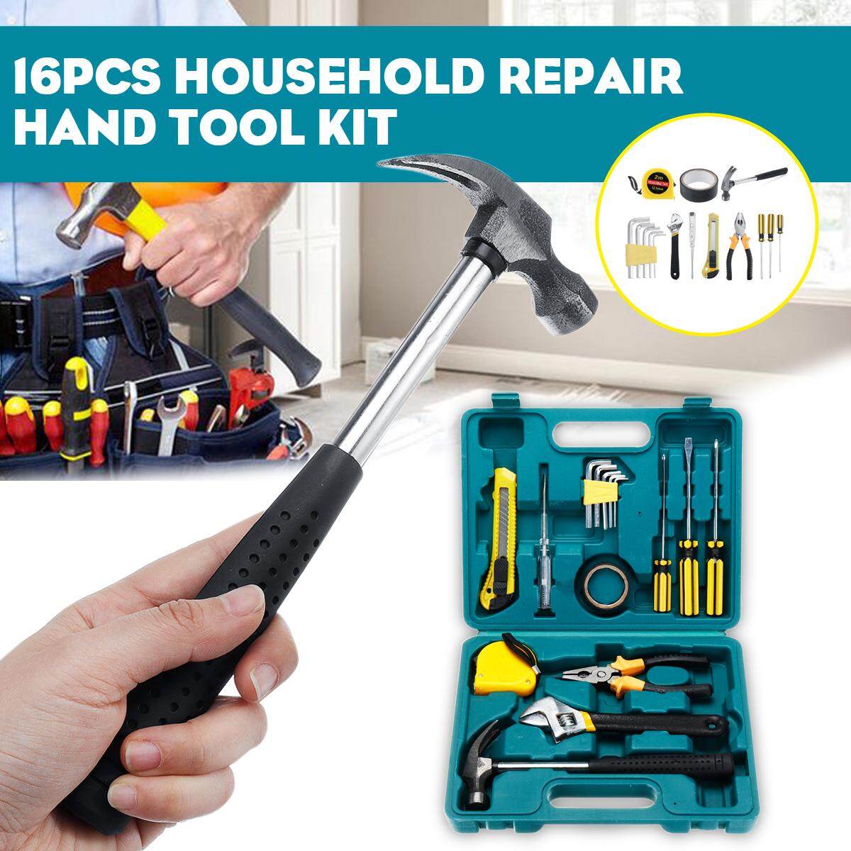 Multi-Purpose Household Tool Kit – Portable Tool Box Set | Home & Office Repair Tools| Durable ABS Carry Case
