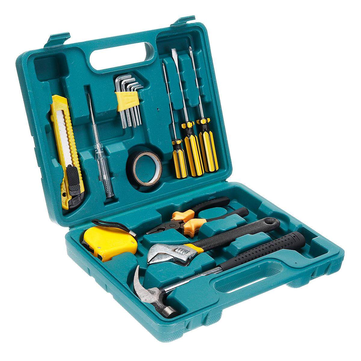 Multi-Purpose Household Tool Kit – Portable Tool Box Set | Home & Office Repair Tools| Durable ABS Carry Case