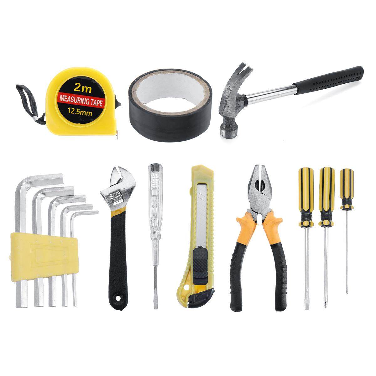 Multi-Purpose Household Tool Kit – Portable Tool Box Set | Home & Office Repair Tools| Durable ABS Carry Case