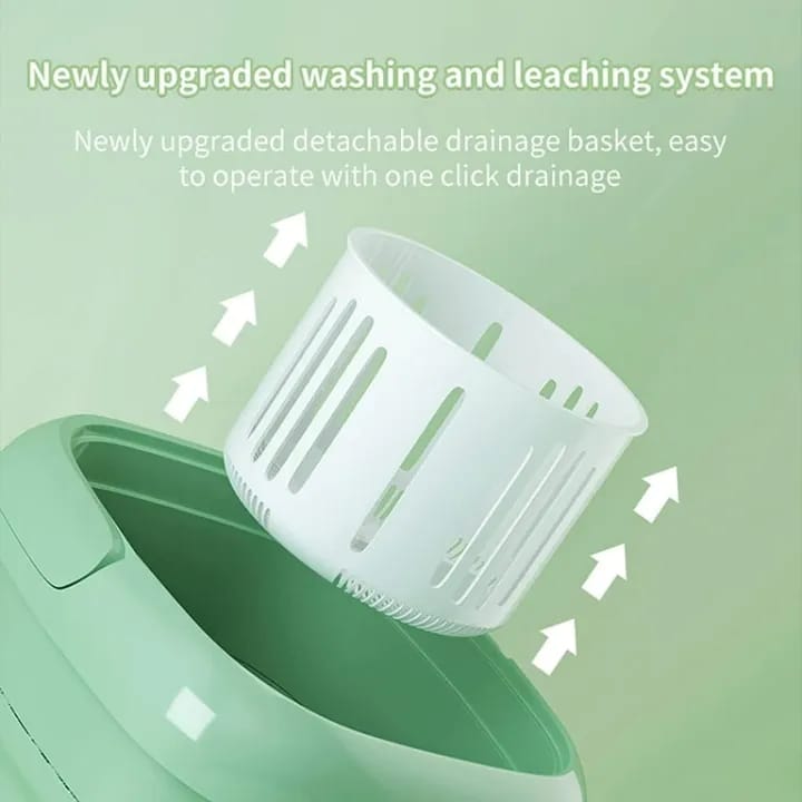 Mini Portable Washing Machine – 6L Foldable Compact Washer with Dryer