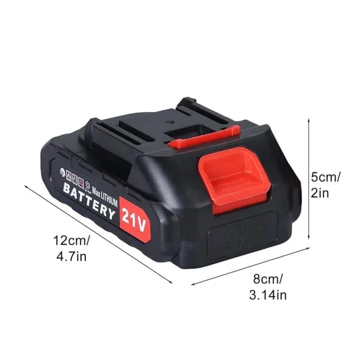 21V Rechargeable Lithium-Ion Battery – High-Quality Battery Pack for Pressure Washer | Long Lasting Power
