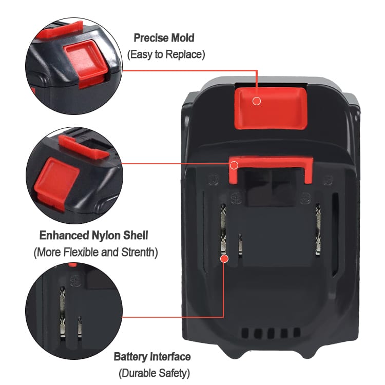 21V Rechargeable Lithium-Ion Battery – High-Quality Battery Pack for Pressure Washer | Long Lasting Power