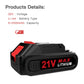 21V Rechargeable Lithium-Ion Battery – High-Quality Battery Pack for Pressure Washer | Long Lasting Power