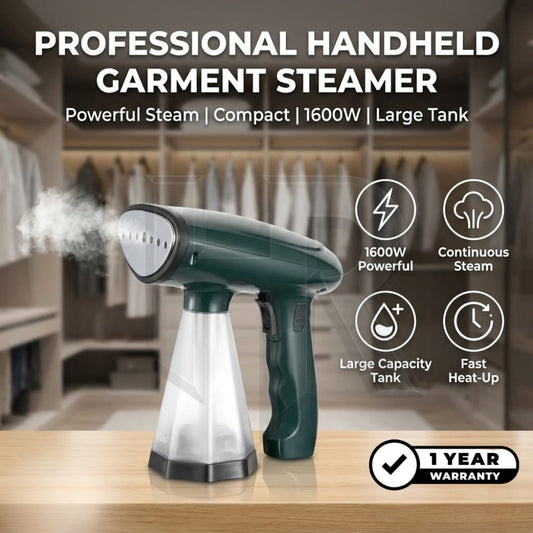 Garment Steamer – RAF R1277 Handheld Garment Steamer | 1600W Powerful Clothes Steamer | Portable Travel Steamer with 200ml Tank