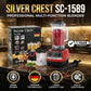 Silver Crest 2-in-1 Juicer Blender & Grinder – Heavy Duty Juicer Machine | High Speed Blender with Unbreakable Jar