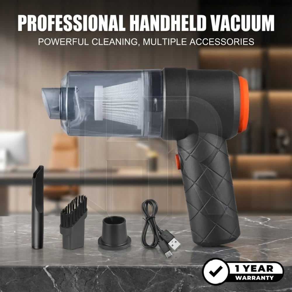 Rechargeable Dual-Mode Cordless Mini Vacuum & Air Blower