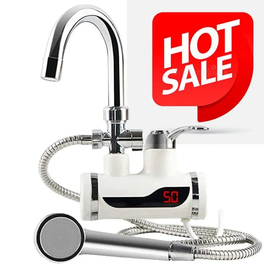 Instant Geyser – Hot Water Tap with Shower | Electric Water Heater Faucet | Heating Faucet Tap for Kitchen & Bathroom