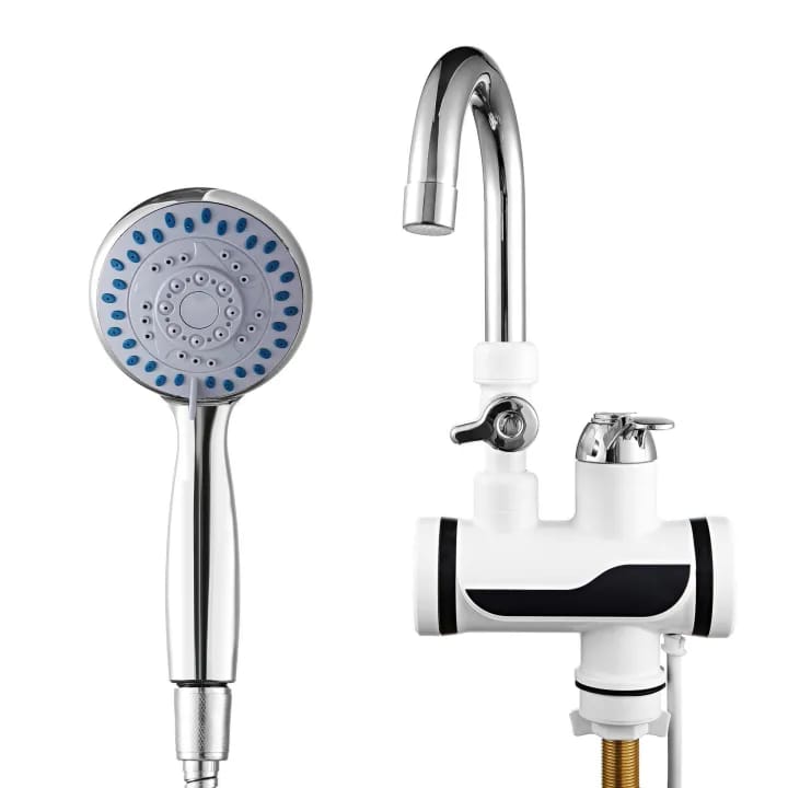 Instant Geyser – Hot Water Tap with Shower | Electric Water Heater Faucet | Heating Faucet Tap for Kitchen & Bathroom