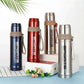 Stainless Steel Water Bottle – 750ml Double Wall Vacuum Insulated Thermos Flask | Leakproof Hot & Cold Bottle