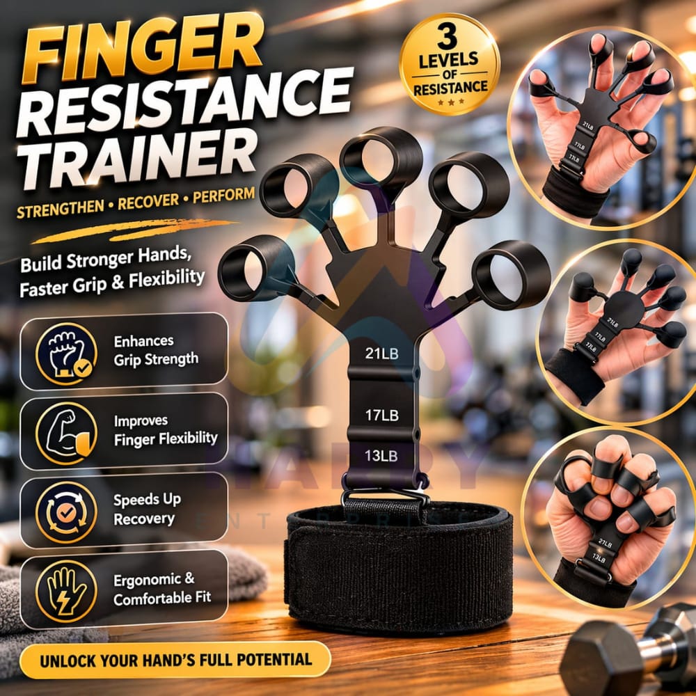 Hand Gripper – Adjustable Hand Grip Strengthener | Forearm, Wrist & Finger Exerciser