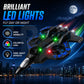 Starfighter RC Drone Plane with LED Lights & 2.4GHz Remote Control | Rechargeable Flying Toy for Kids