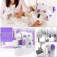 Mini Sewing Machine – Portable Electric Sewing Machine with Foot Pedal & AC/DC Adapter | Double Thread Double Speed Stitching Machine