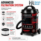 Kenwood 25L Vacuum Cleaner 2000W Turbo Power | Powerful Suction Dry Vacuum Cleaner | Large Capacity Dust Cleaner with Advanced Filtration
