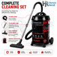 Kenwood 25L Vacuum Cleaner 2000W Turbo Power | Powerful Suction Dry Vacuum Cleaner | Large Capacity Dust Cleaner with Advanced Filtration