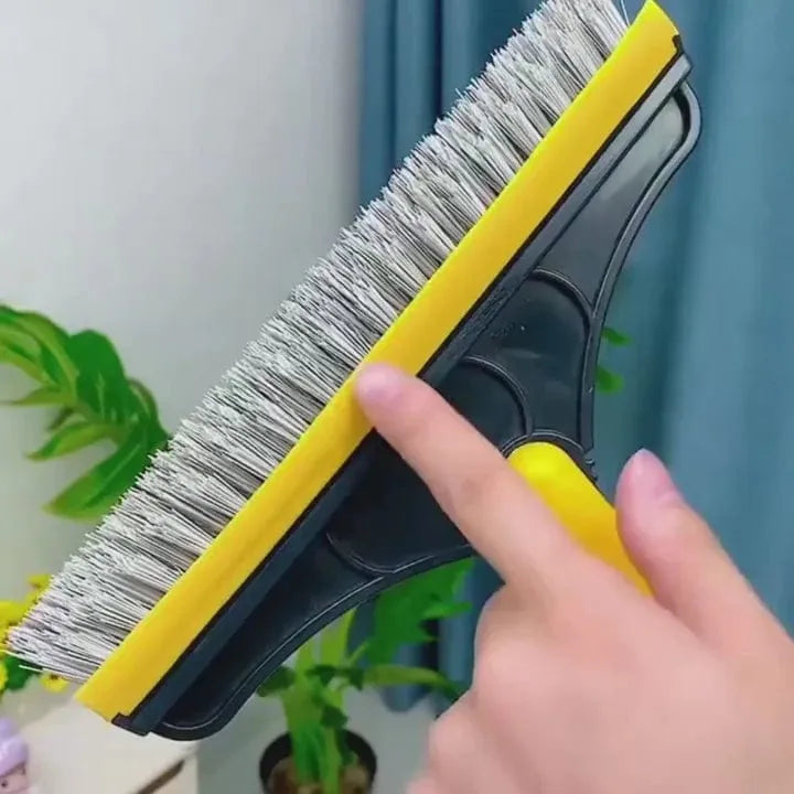 2-in-1 Floor Cleaning Brush with Scraper
