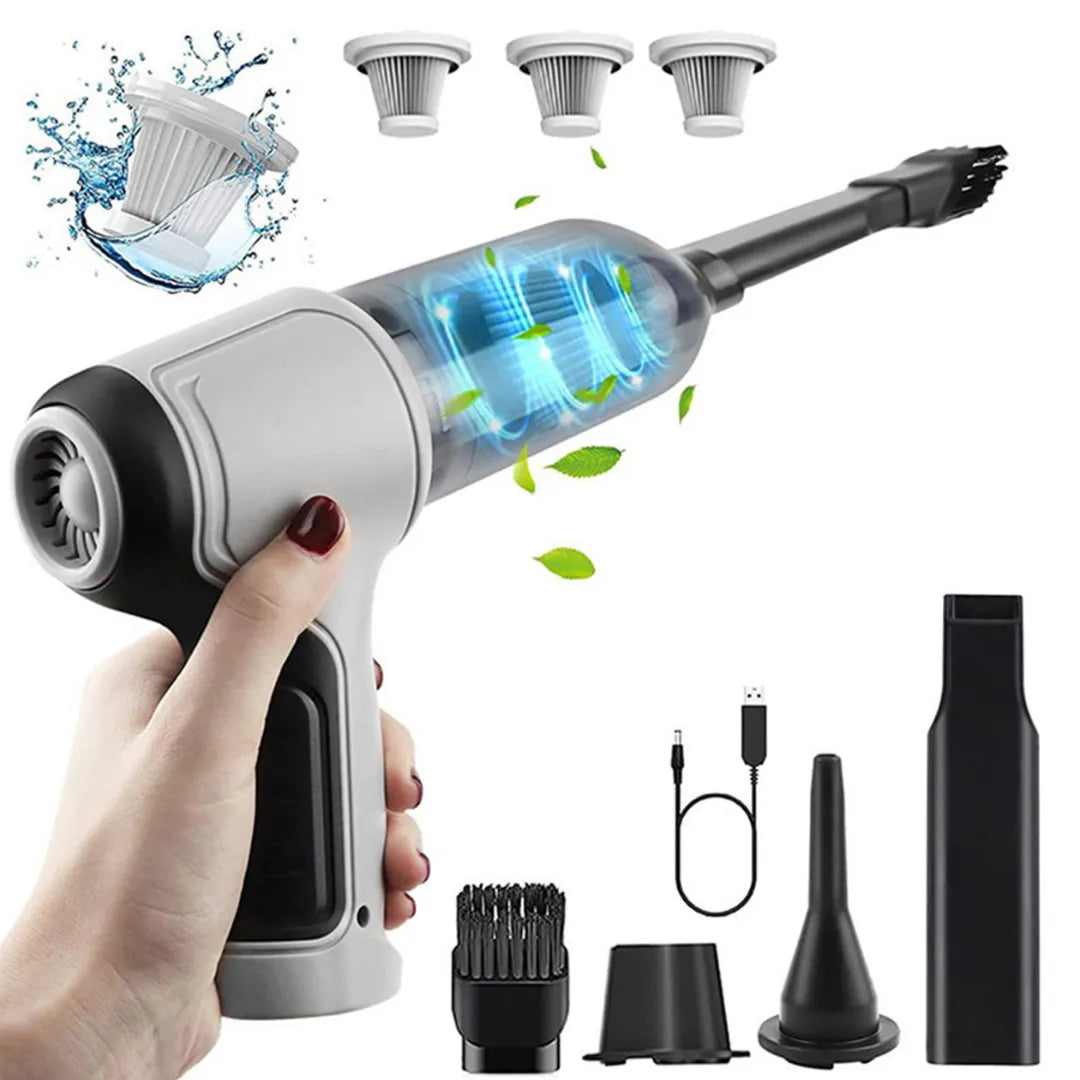 Rechargeable Dual-Mode Cordless Mini Vacuum & Air Blower